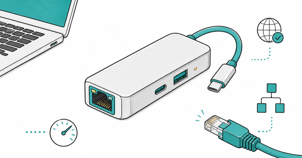 Best USB-C Hub With Ethernet (2026): 3 Wired Picks cover image