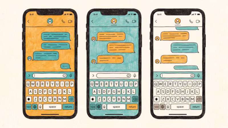 WhatsApp mod custom theme gallery with color and layout options