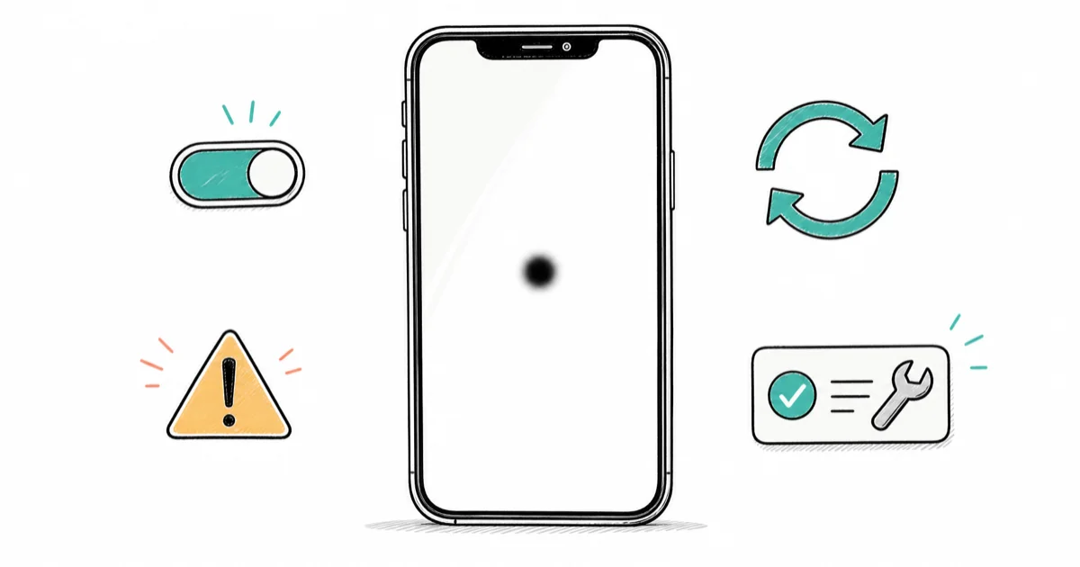 How to Fix Black Spots on iPhone Screen: Ultimate Guide cover image