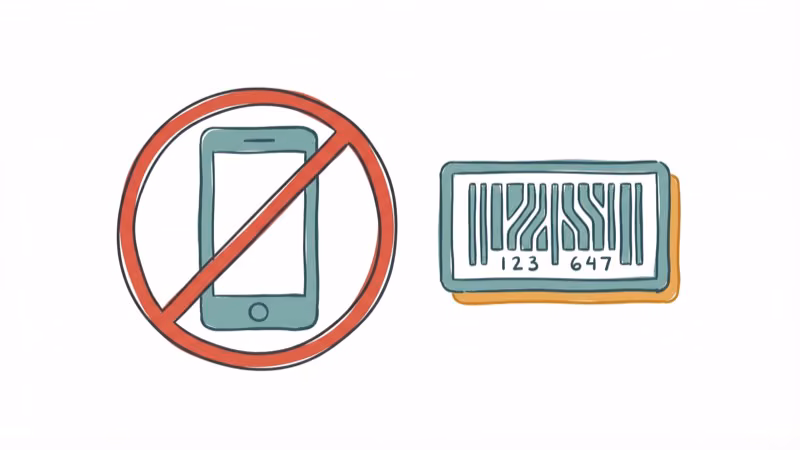 Phone with red ban symbol overlay representing a blocked blacklisted device