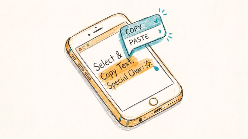 Copy and paste invisible Unicode character into Instagram highlight name field