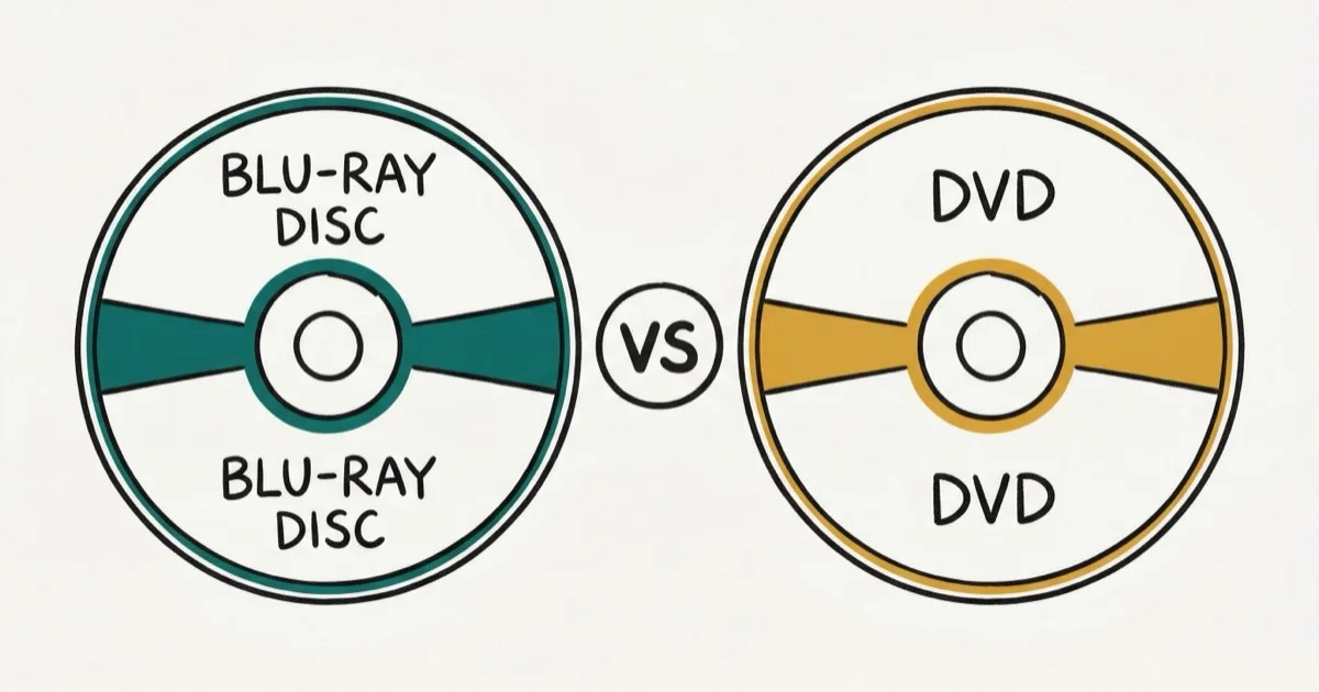 Blu-ray vs DVD: Key Differences in Quality and Value cover image