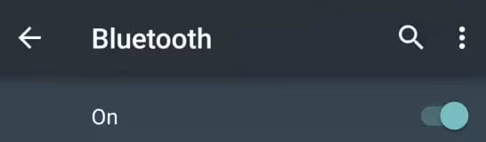 Switch Off and On Bluetooth