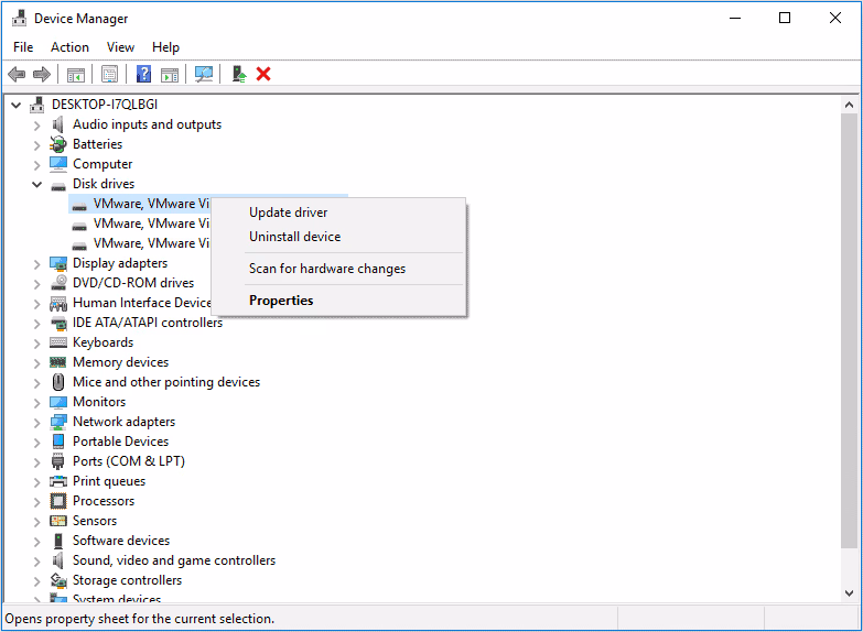 Update the drivers of your system