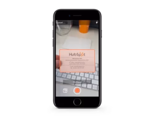 Hubspot Business Card Scanner