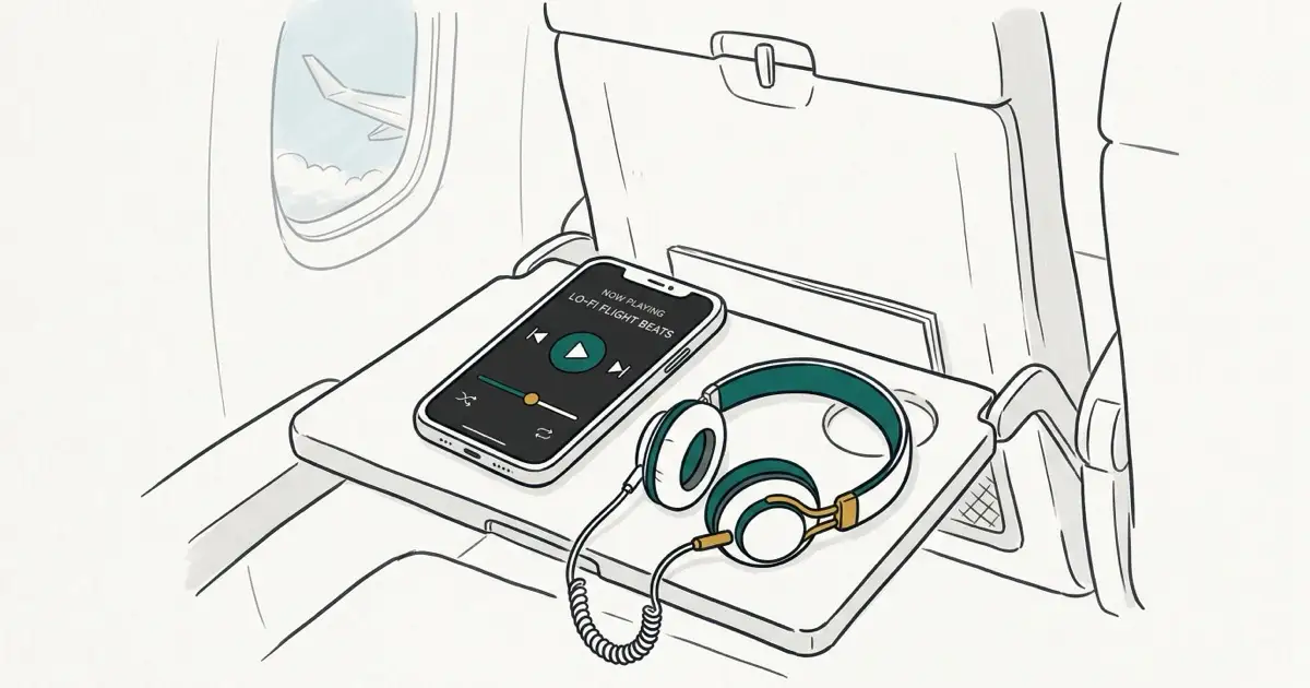 Listen to Spotify on a Plane: Offline and In-Flight Tips cover image