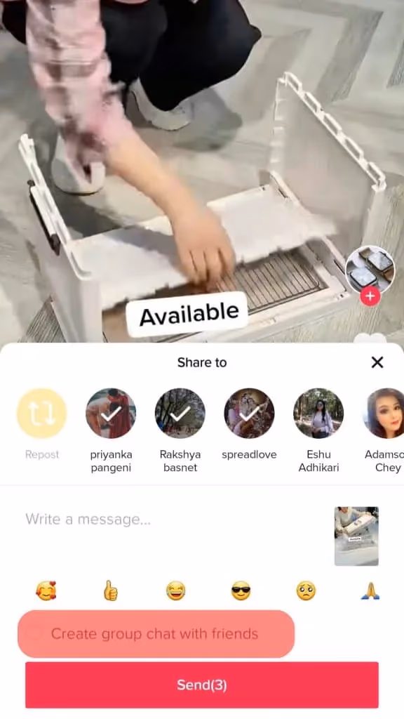 Use The Share Button On A Video