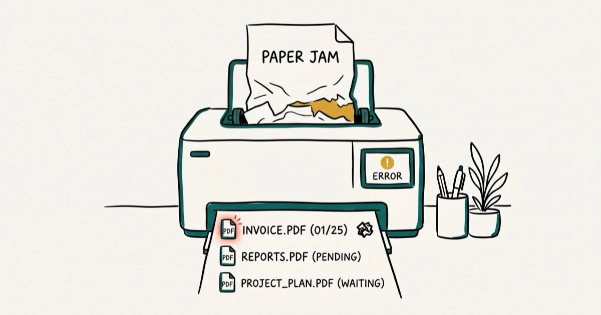 Cannot Print a PDF? 6 Proven Fixes That Work (2026) cover image