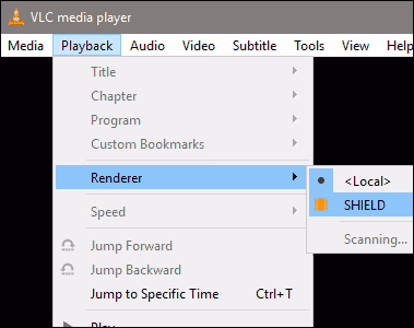 Playback -> Renderer