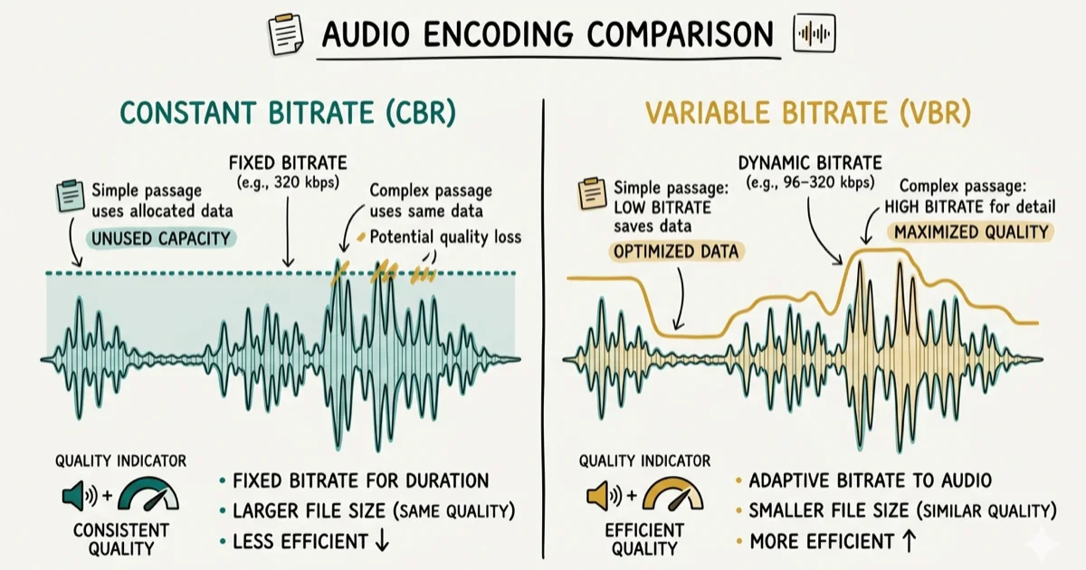 CBR vs. VBR: Understanding the Differences in File Formats cover image