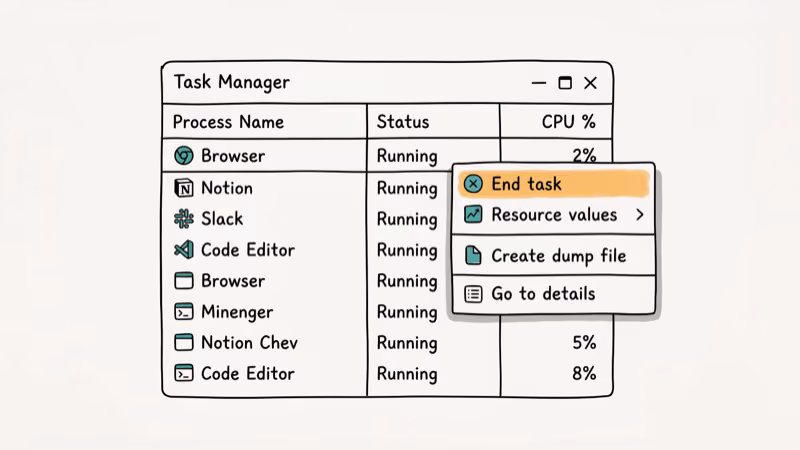 Windows Task Manager showing CCXProcess disabled at startup