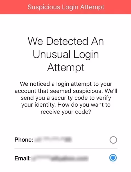 We Detected An Unusual Login Attempt