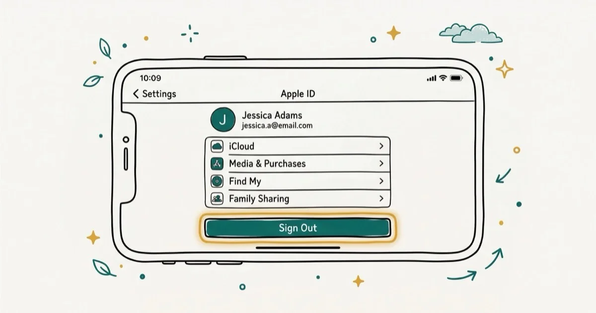 How to Change or Delete iCloud Account from iPhone cover image