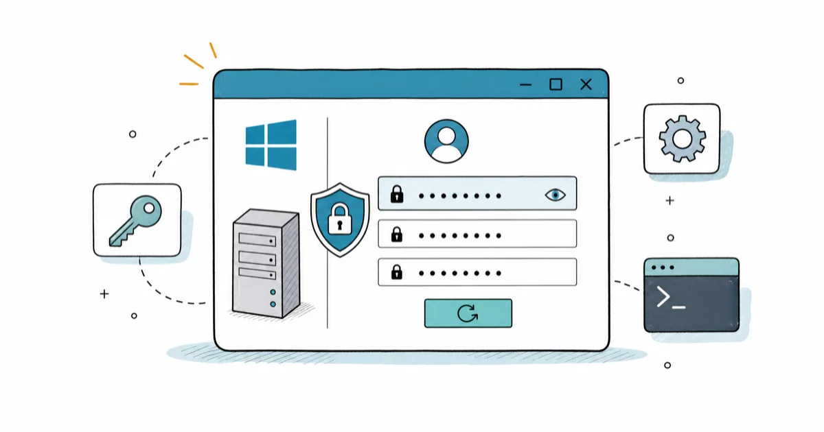 How to Change Password on Windows Server 2012 (4 Ways) cover image
