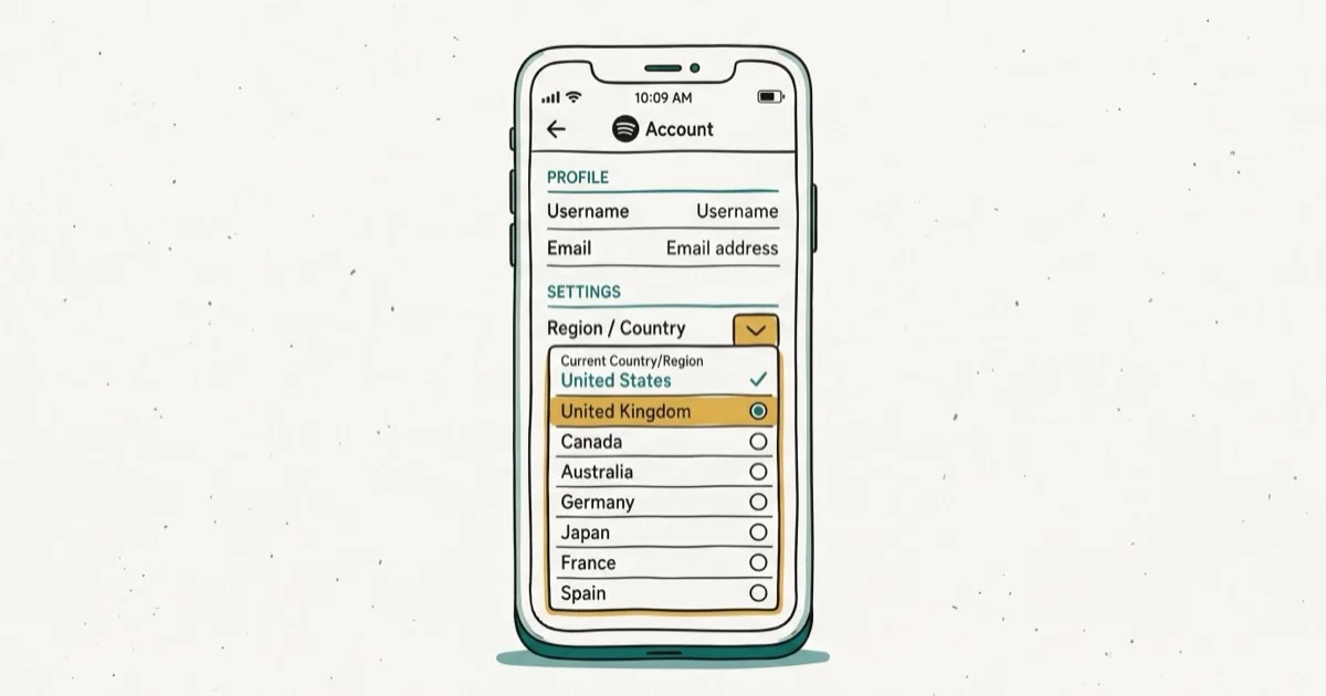 How to Change Spotify Country or Region the Legitimate Way cover image