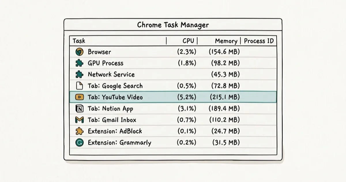 How to Use Google Chrome Task Manager to Fix Slow Tabs cover image