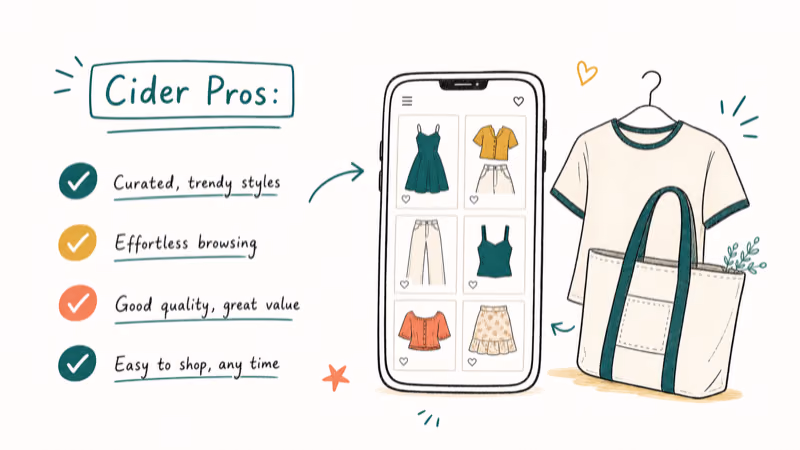 Hand-drawn illustration: Cider Pros: