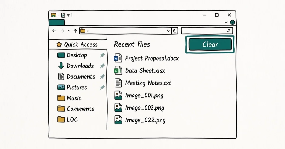 How to Clear Recent Files in Windows 10 (5 Methods) cover image