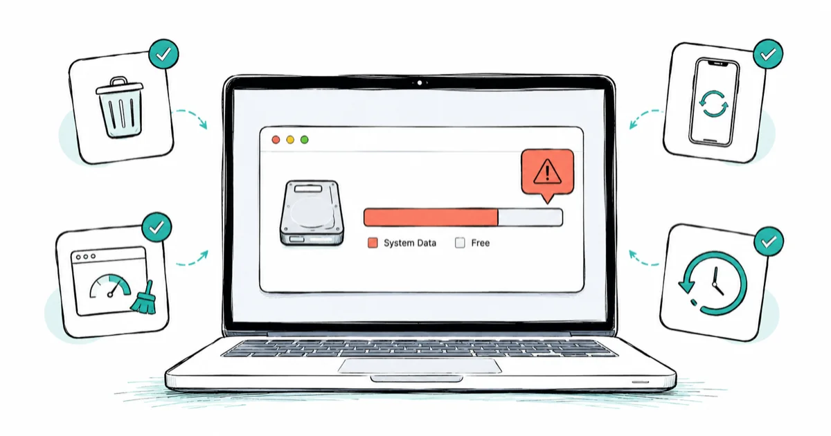 Clear System Data Storage on Mac: Safe Fixes and Limits