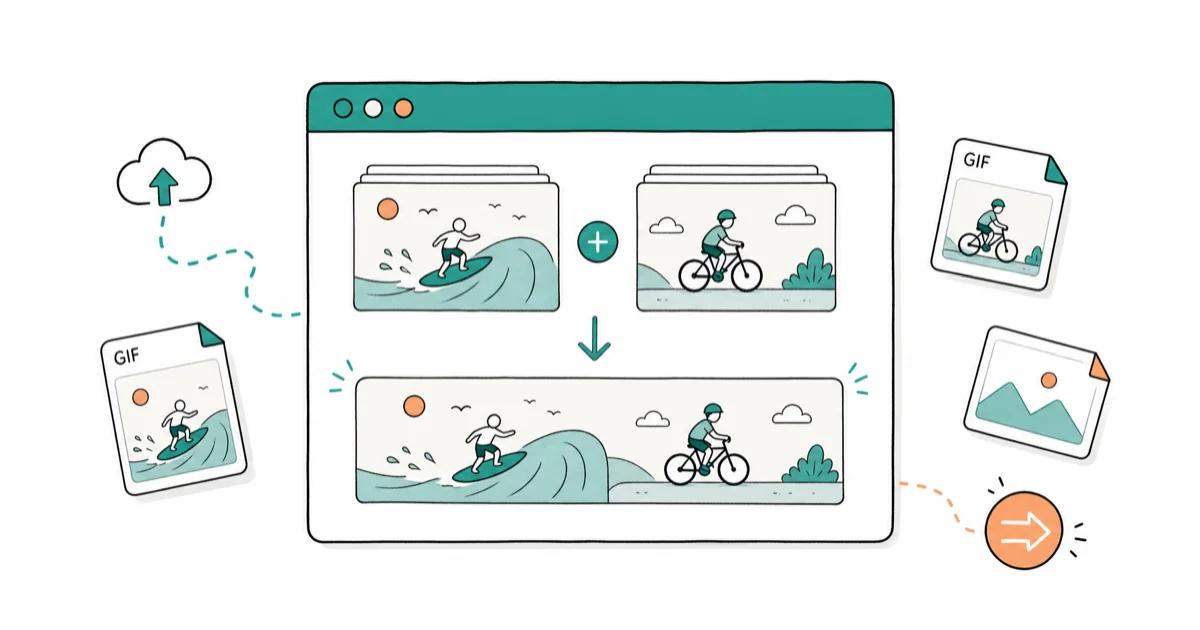 How to Combine GIFs Online and on Desktop (5 Free Tools) cover image