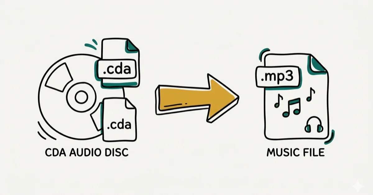 How to Convert CDA to MP3 Files: 4 Methods That Work in 2026 cover image