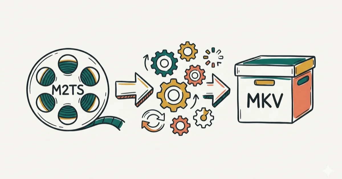 How to Convert M2TS to MKV: Best Tools and Settings cover image