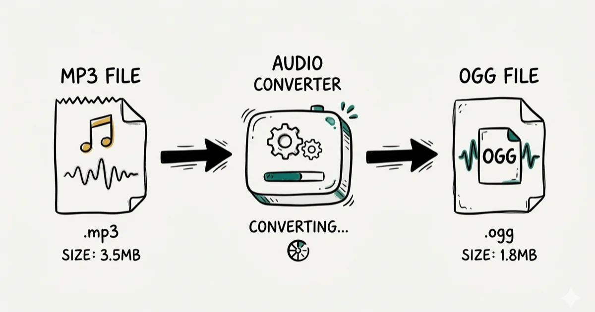How to Convert MP3 to OGG: 3 Free Tools That Work in 2026 cover image