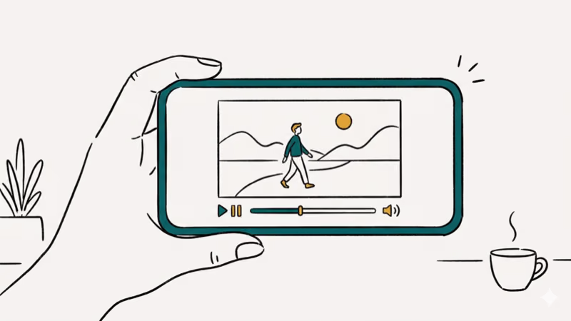 Illustration showing playback for convert mts to mp4