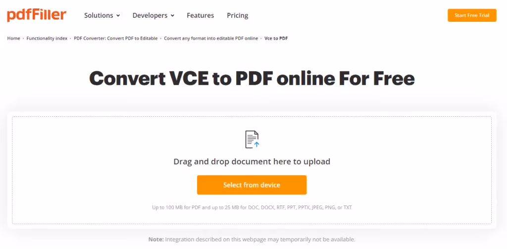 Convert Vce To Pdf Using Pdffiller
