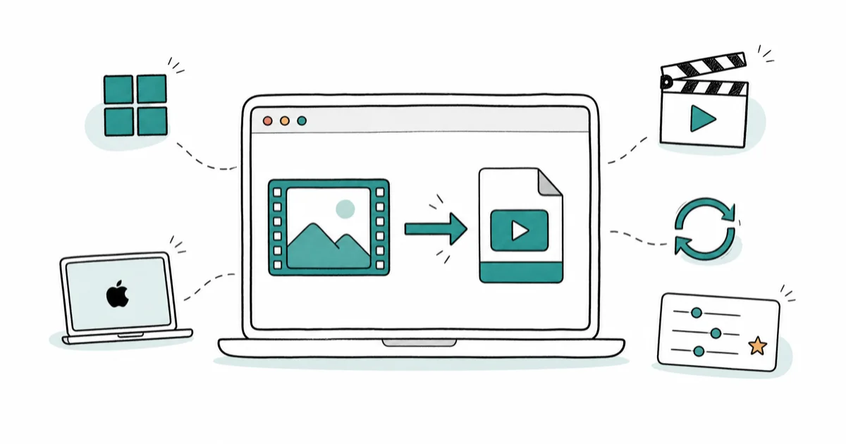 How to Convert Video to MP4 on Windows and Mac: 2026 Guide cover image