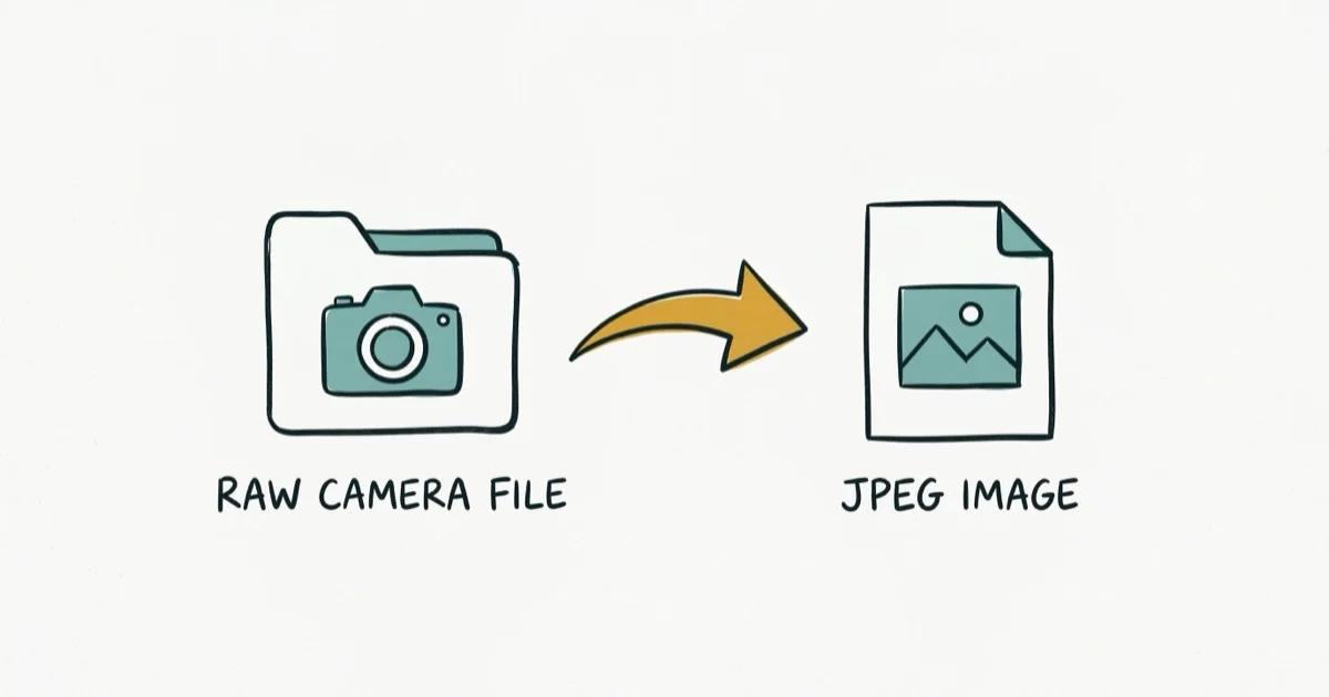 Converting RAW to JPEG: Methods, Tools, and Best Practices cover image