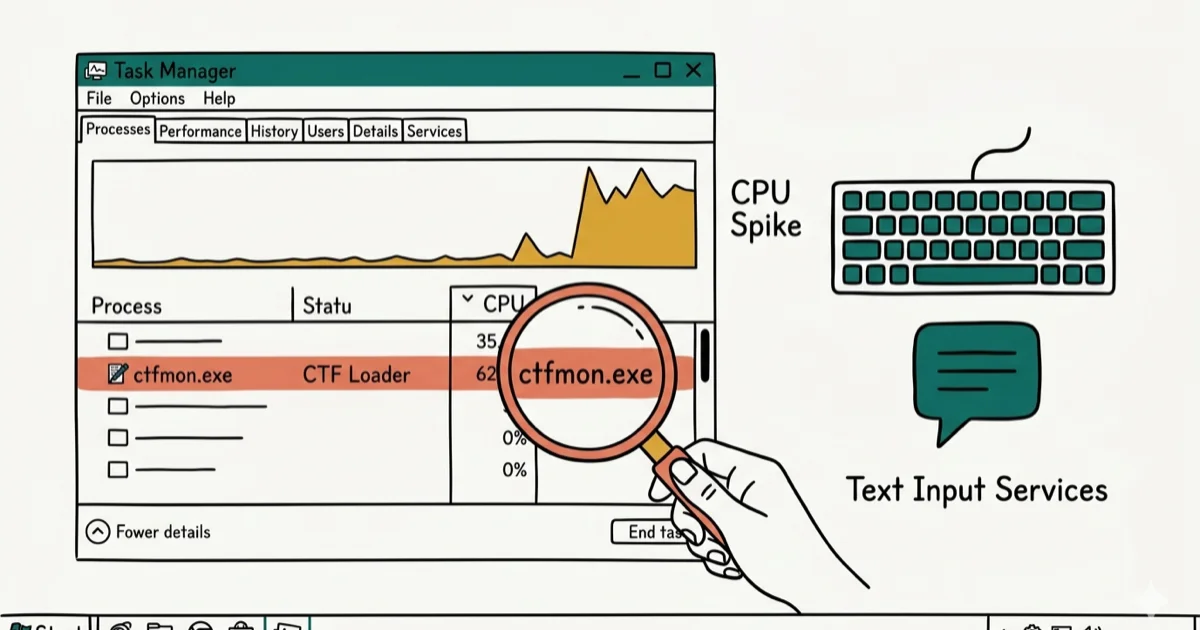 What Is CTF Loader (ctfmon.exe) and How to Fix High CPU cover image
