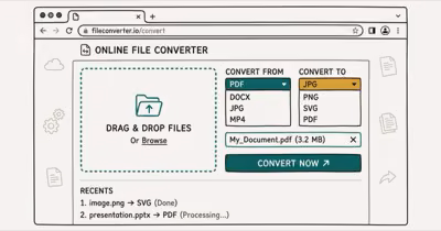 Illustration of dat to mp4 converter online card for dat to mp4 converter online