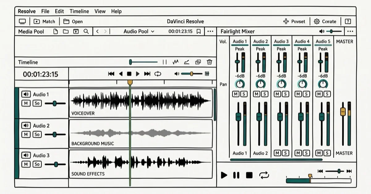 DaVinci Resolve Audio Not Working: 7 Proven Fixes (2026) cover image