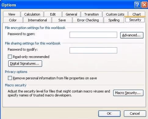 If it is an Excel 2003 or older file