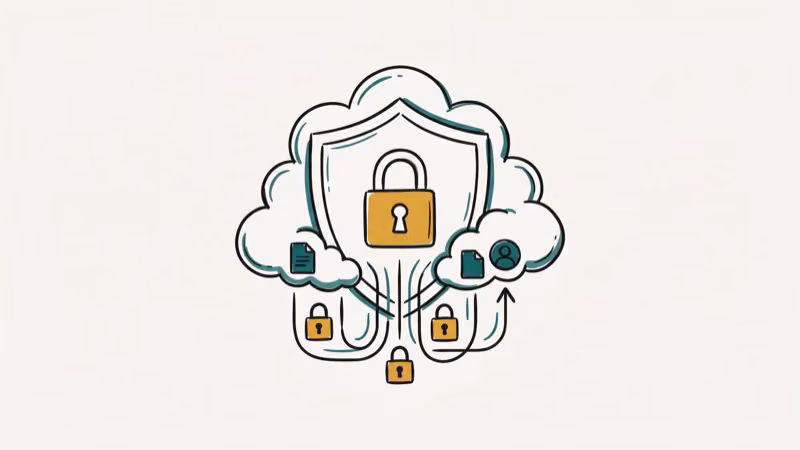 Illustration of security features for degoo review