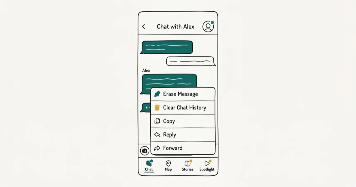 How to Delete Snapchat Messages with Snap History Eraser cover image