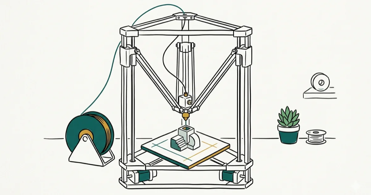 Best Delta 3D Printers for Speed and Tall Prints (2026) cover image