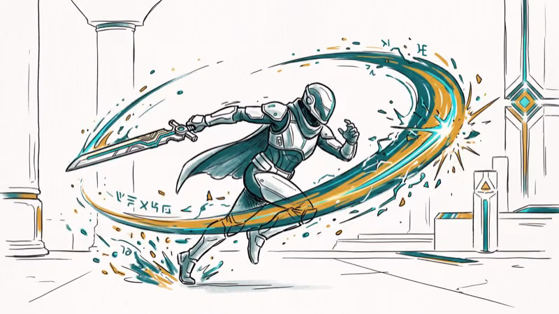 Illustration of tesseract ability for destiny 2 worldline zero