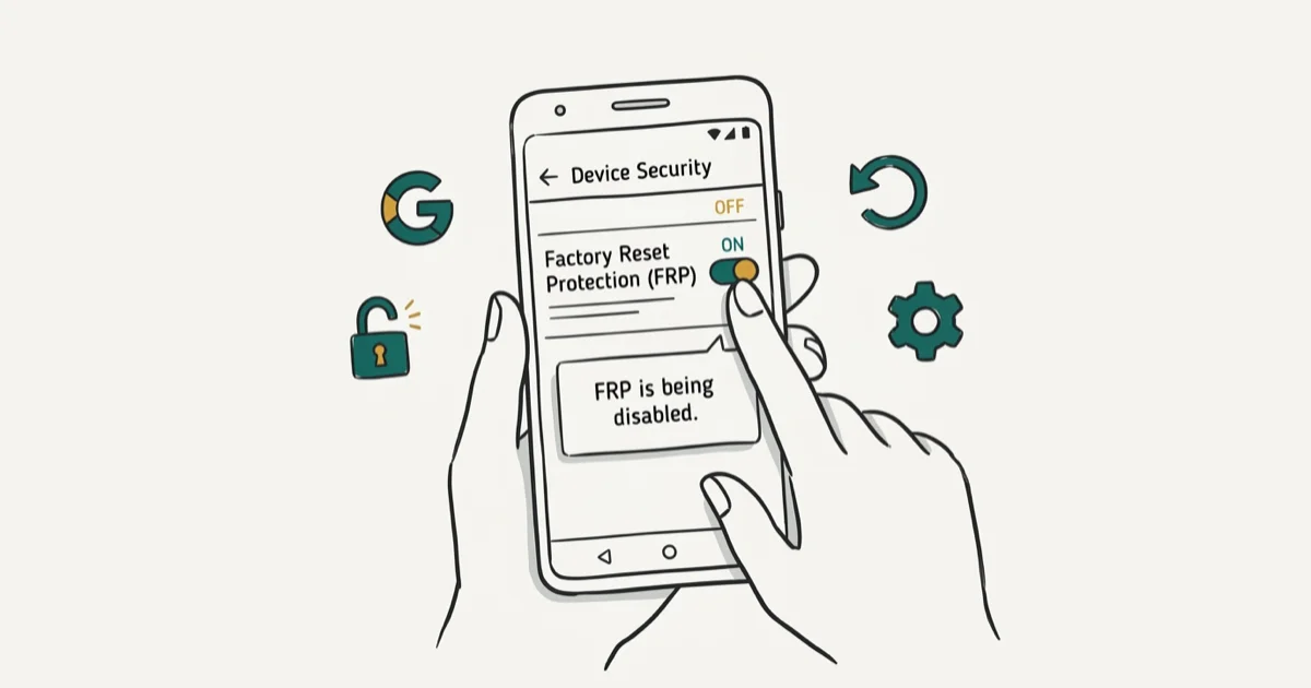How to Disable FRP Lock Before or After a Factory Reset cover image