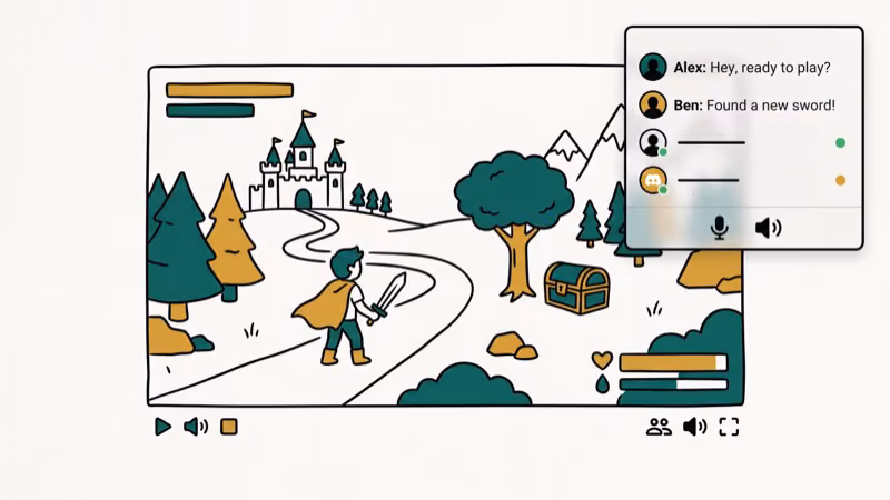 Illustration of ingame overlay for discord overlay not working