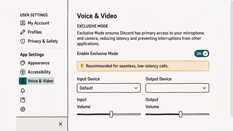 Illustration of soundboard mode for discord stream no sound