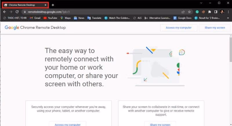 Chrome Remote Desktop