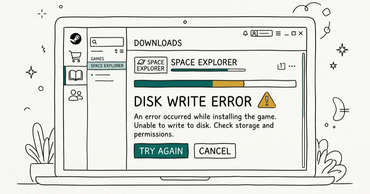 How to Fix Disk Write Error on Steam: 8 Proven Solutions cover image