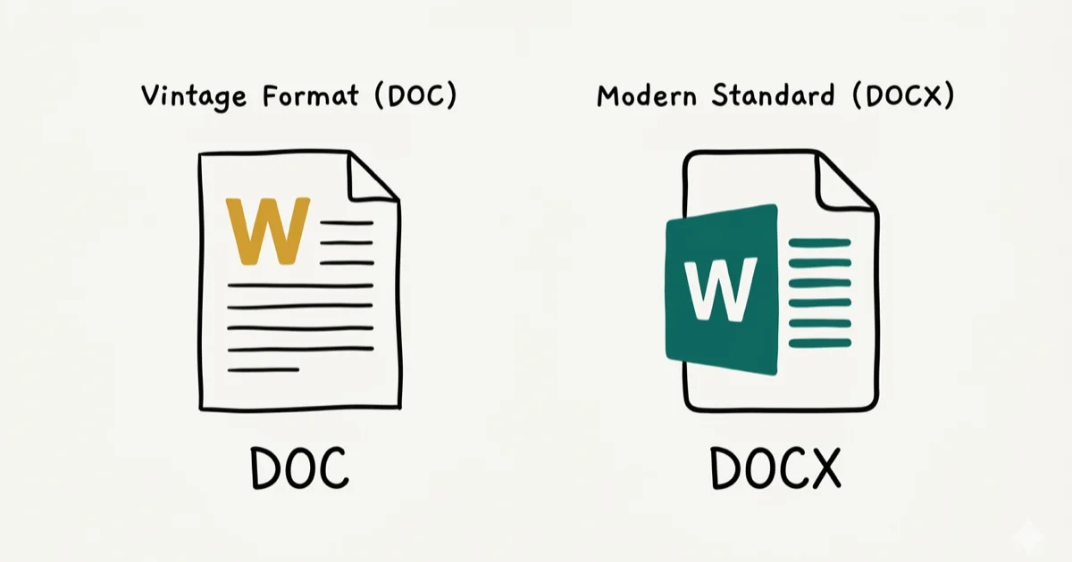DOC vs DOCX: Key Differences and Which Format to Use cover image