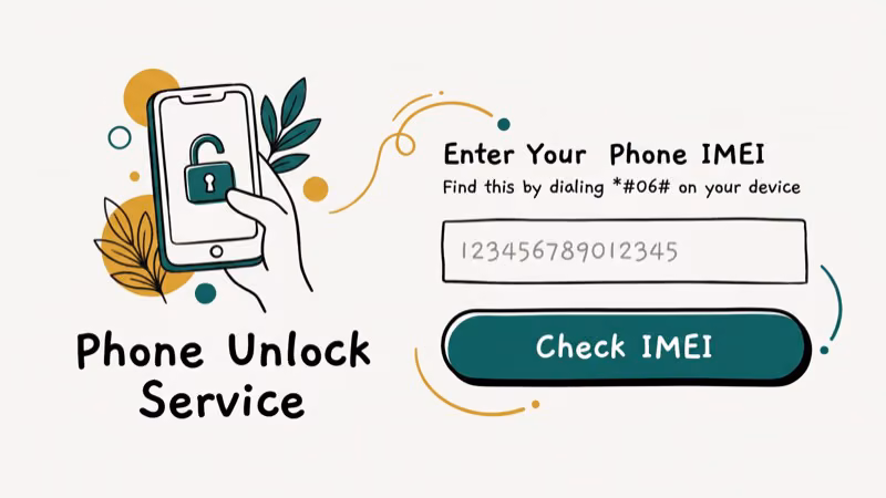 Illustration of imei entry for doctorsim review