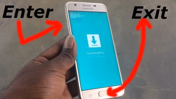 Get Out of the Download Mode with Force Exit to fix Downloading Do Not Turn Off Target