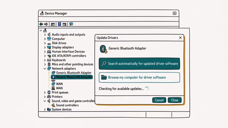 Illustration of driver update for dpc watchdog violation windows 10