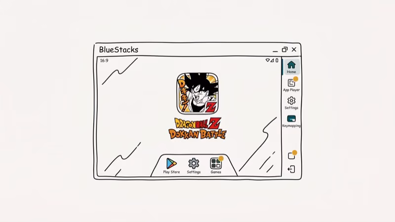 Illustration of emulator setup for dragon ball z dokkan battle pc
