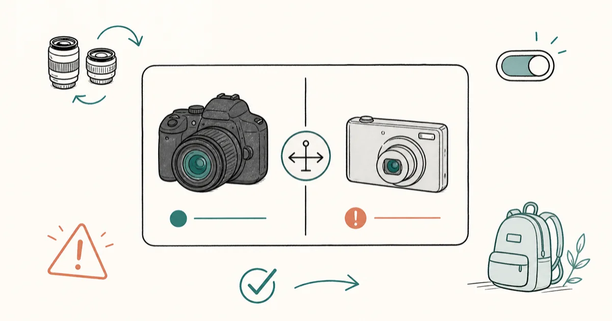 DSLR vs. Point and Shoot Camera: Which Should You Buy? cover image
